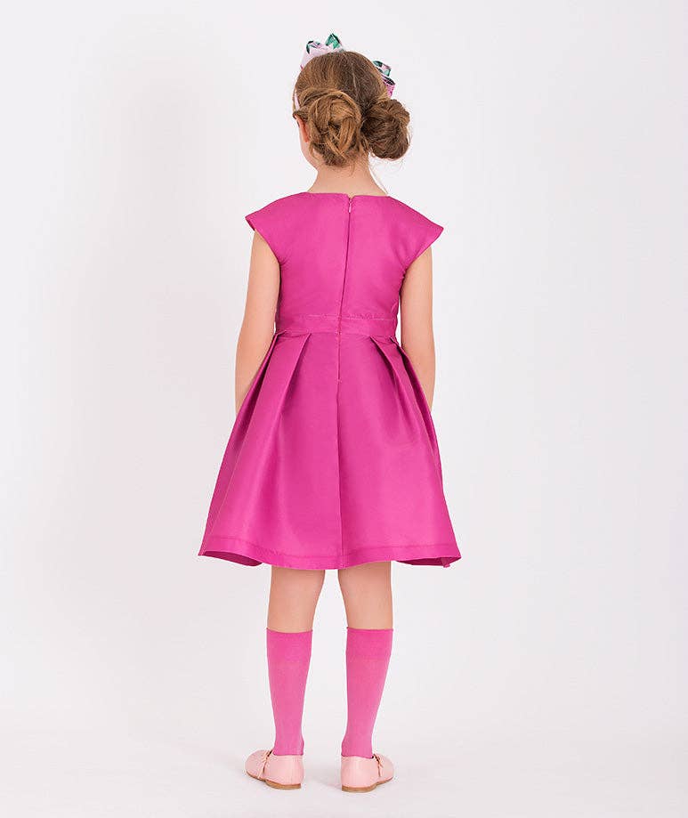 Elegant Glow Dress: Magenta