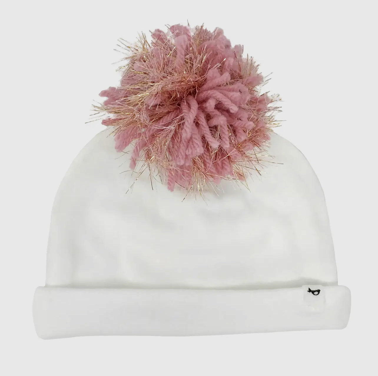 Pom blush pink/Gold Hat