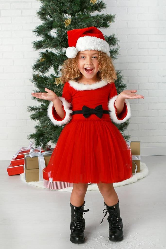 Noel Girl's Dress | Holiday Season | La Bavetta | New York 18M Noel Girl's Dress | Holiday Season | La Bavetta | New York 18M