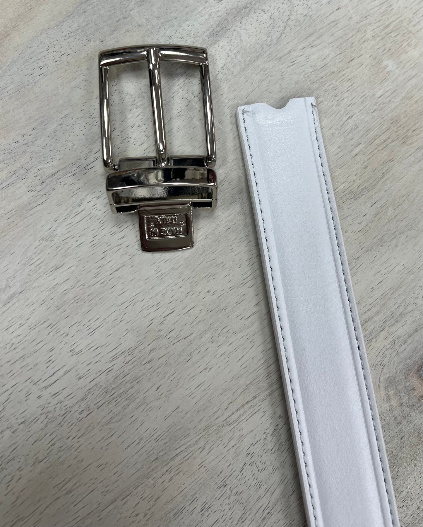 Boys communion Leather Belt Made in Italy