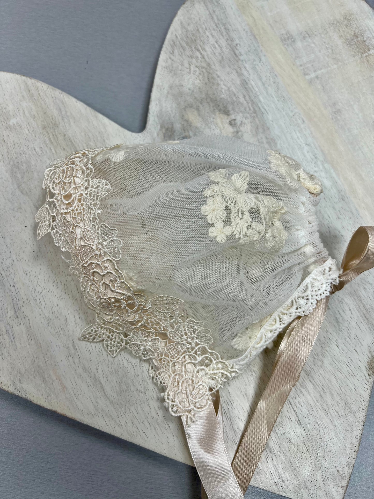 Christening changing Romper ivory 3849