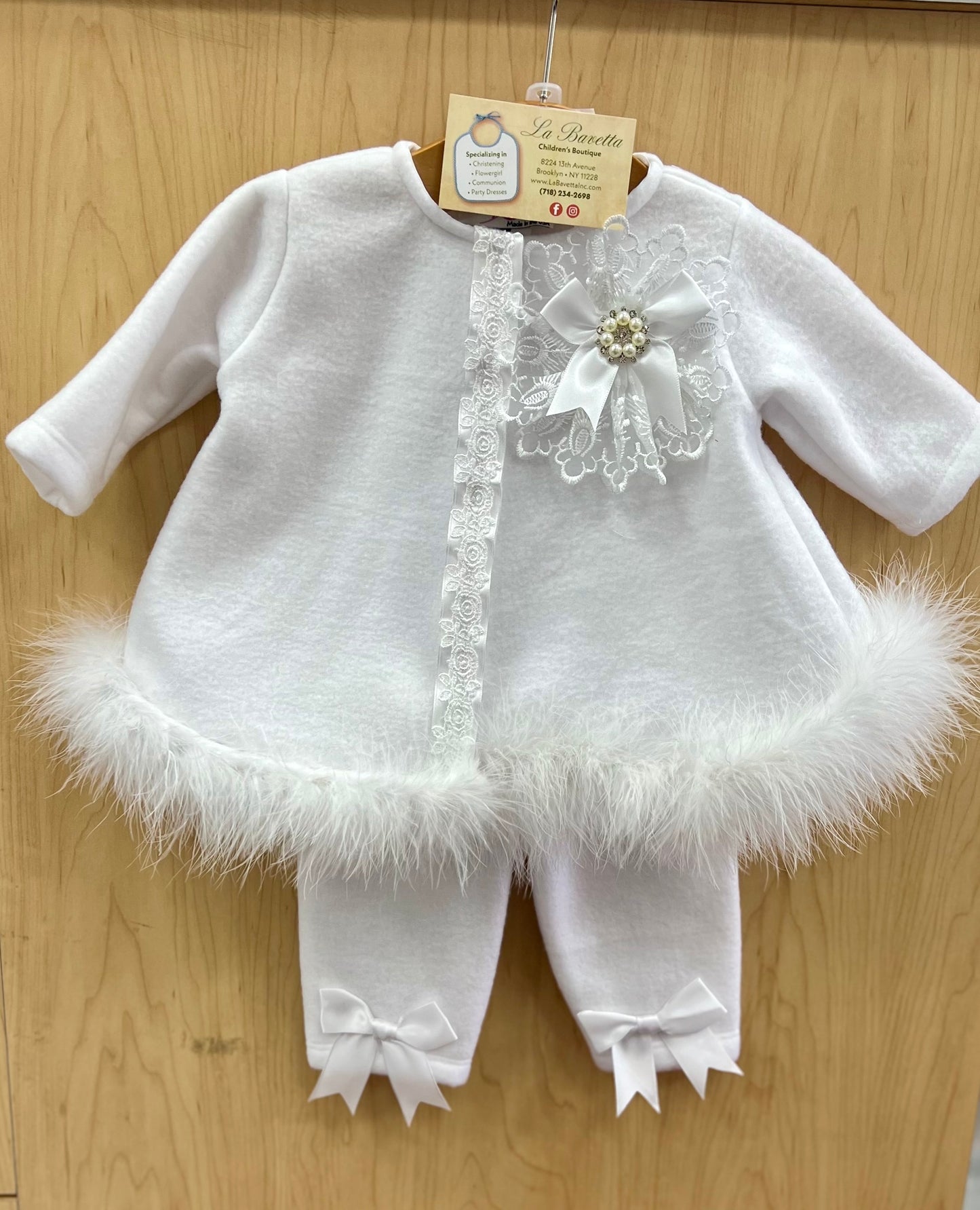 Dollie by Katie Rose white pants set