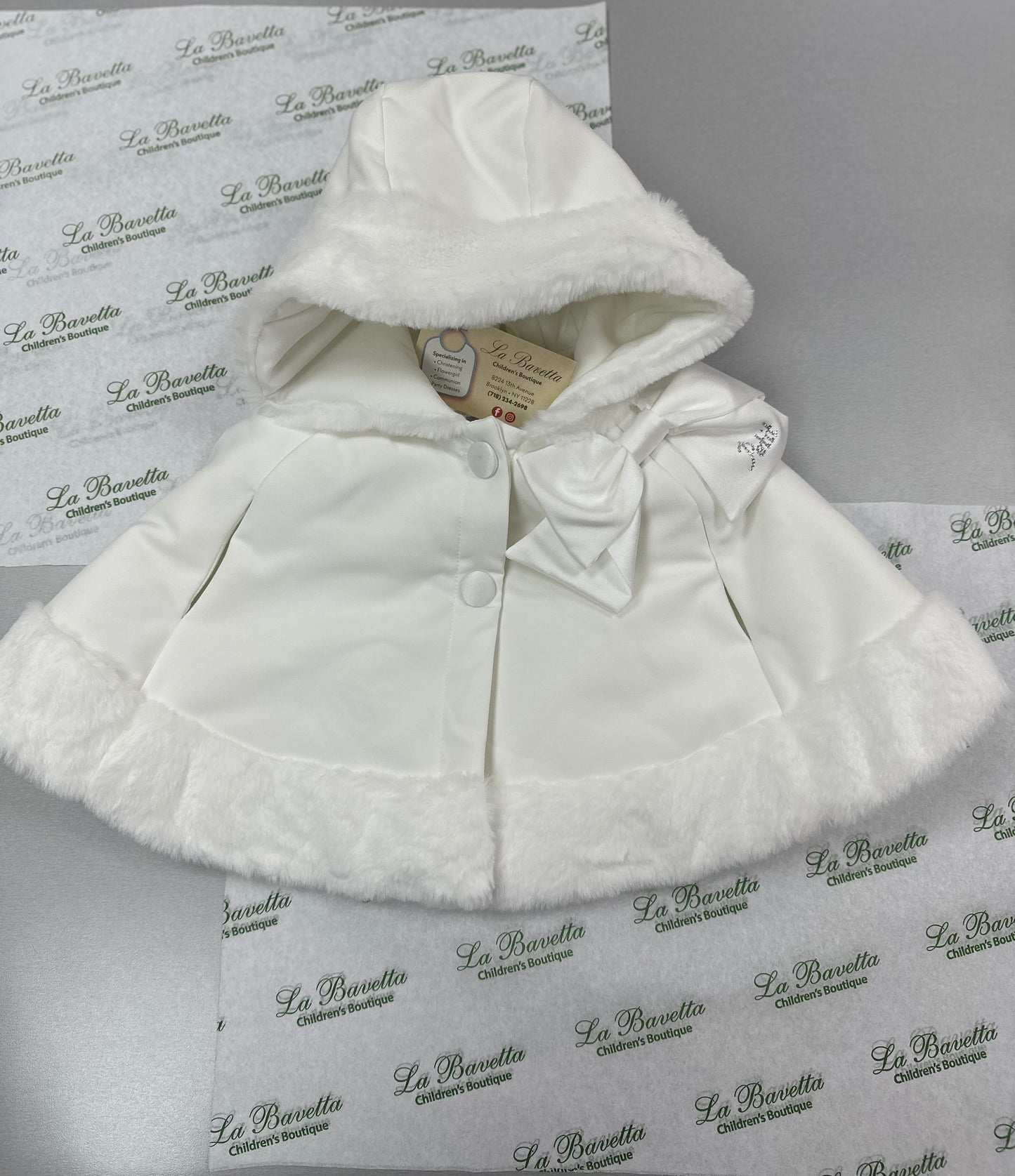 Cape with hood made in Italy S1015395/T5237