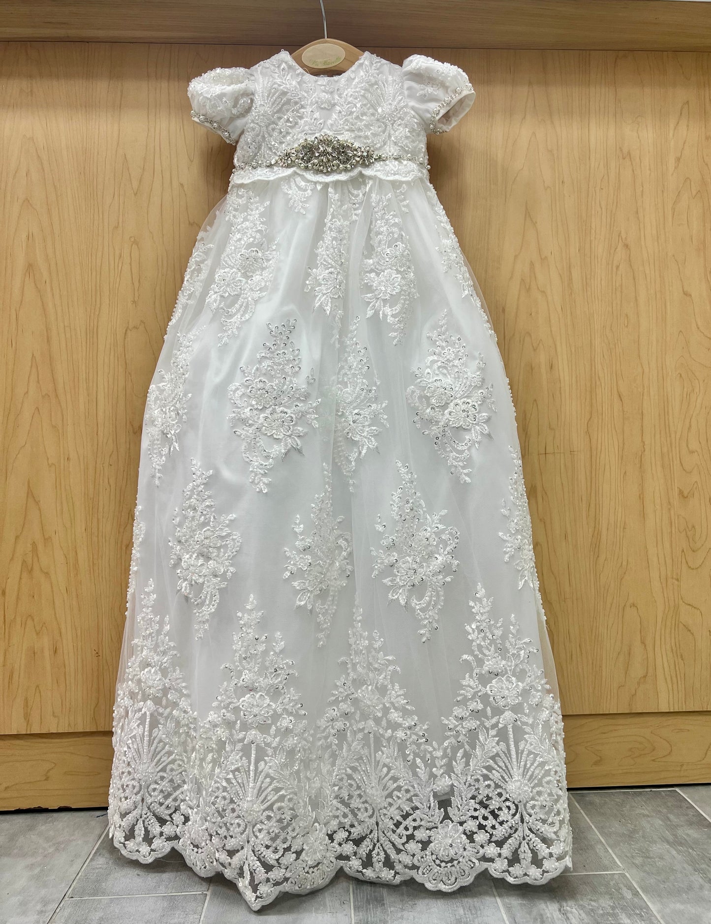 Custom made Christening gown Alessia-Tillie