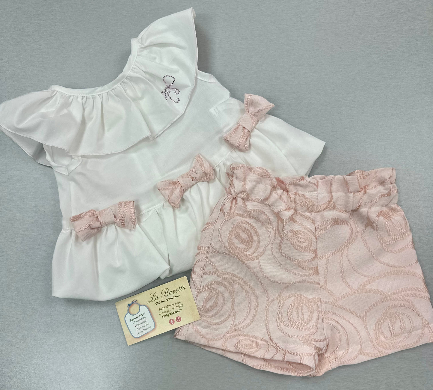 The Bimbalo Girls' Shorts Set | Playful Elegance Made In Italy