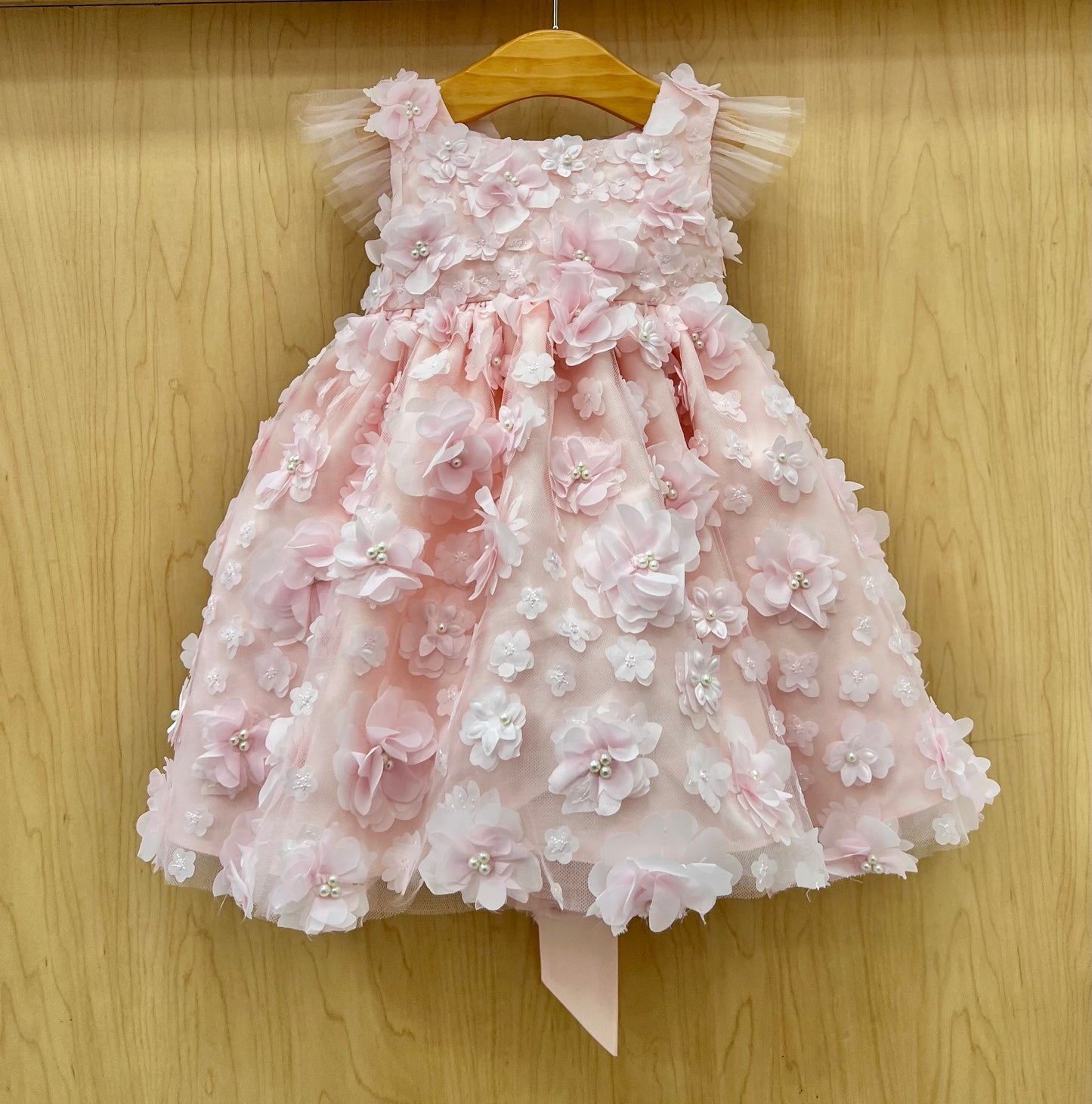 Elegant floral 3D lace Dress