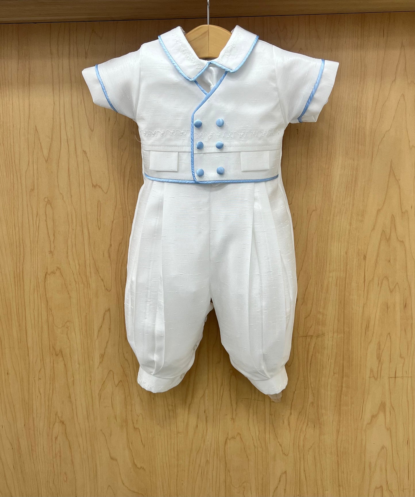 Piccolo bacio Blue Pio christening suit