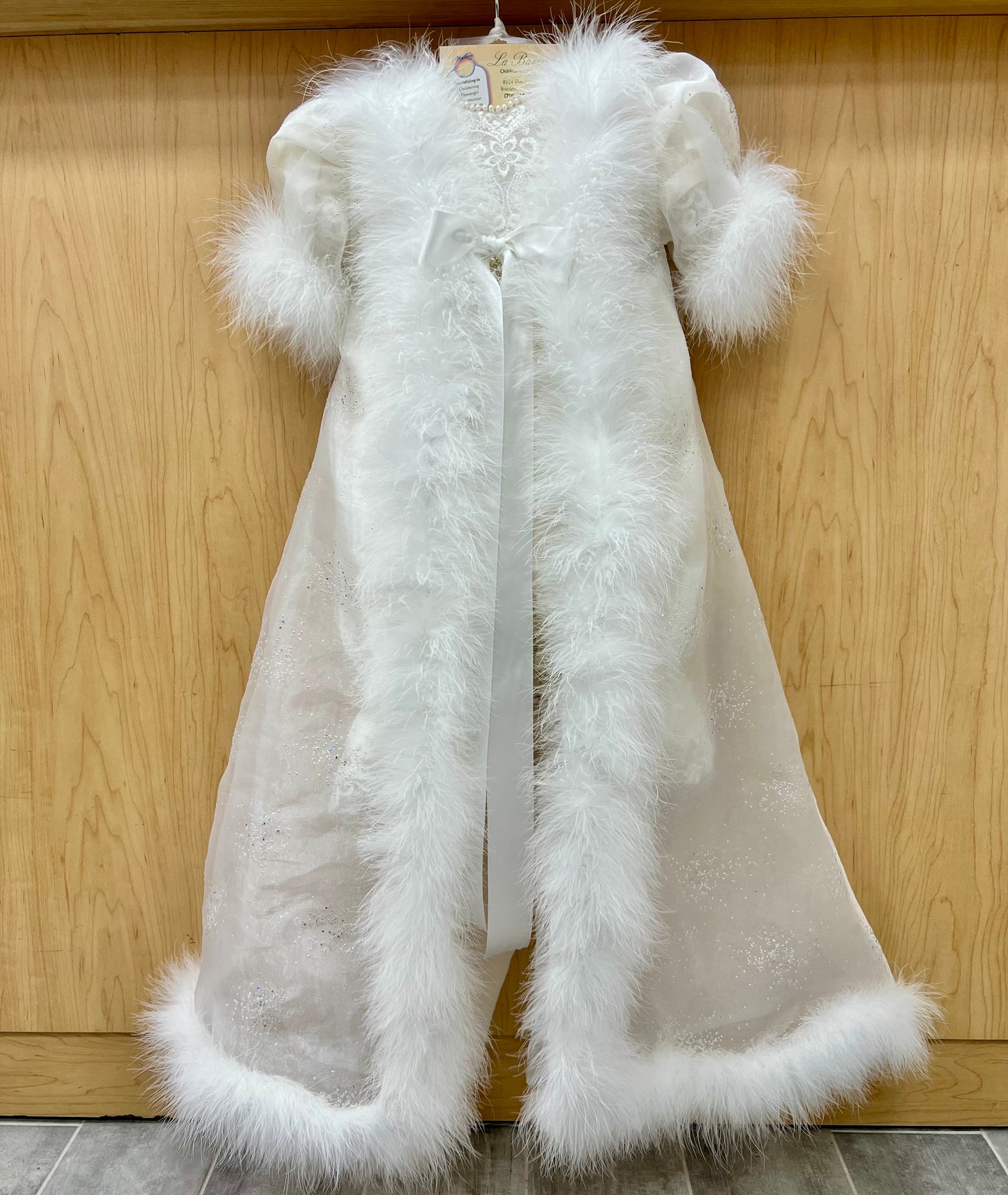 Rosy christening romper/ Dress with coat