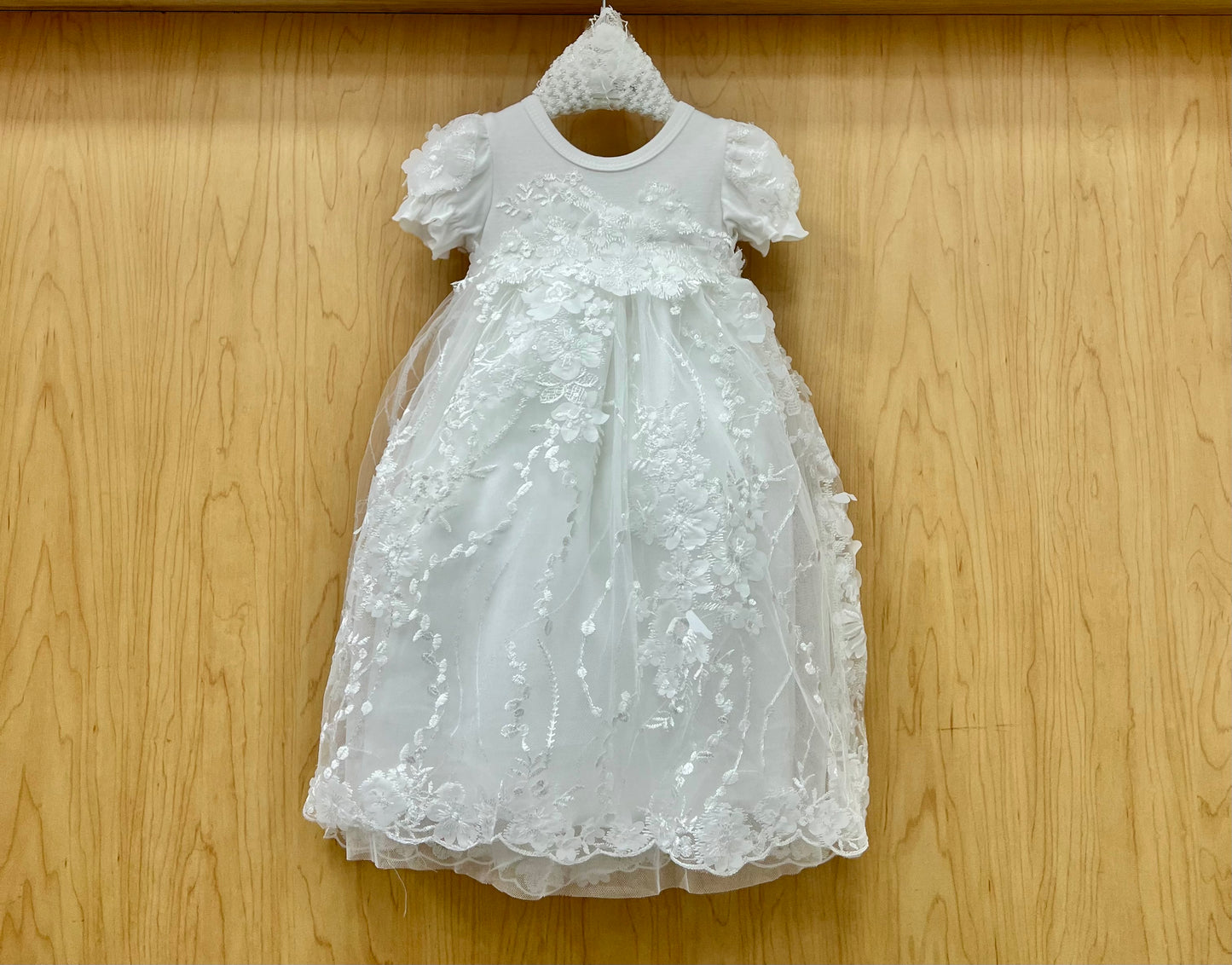 Change after christening 3D lace Dress