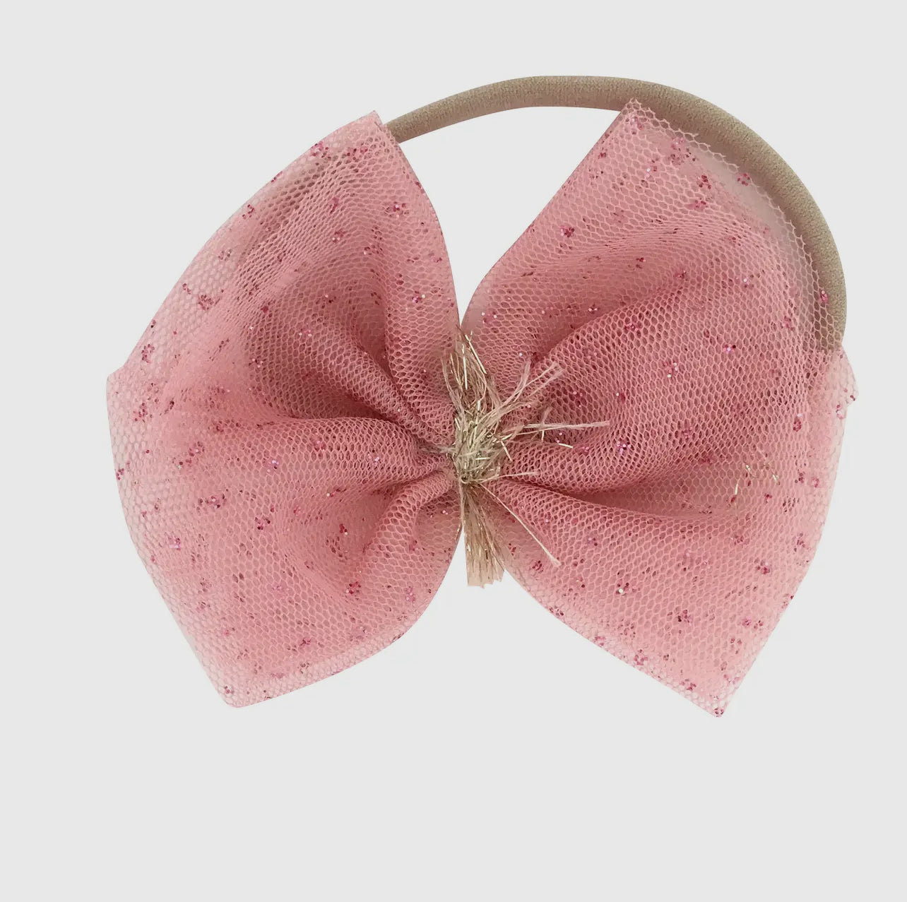 Blush/blush Glinda Bow headband