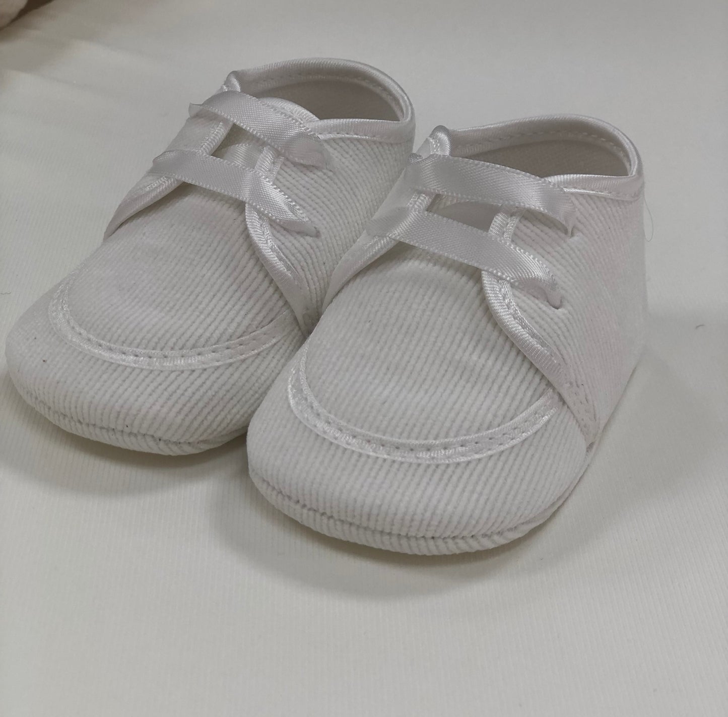 Boys Diamond white striped Bootie