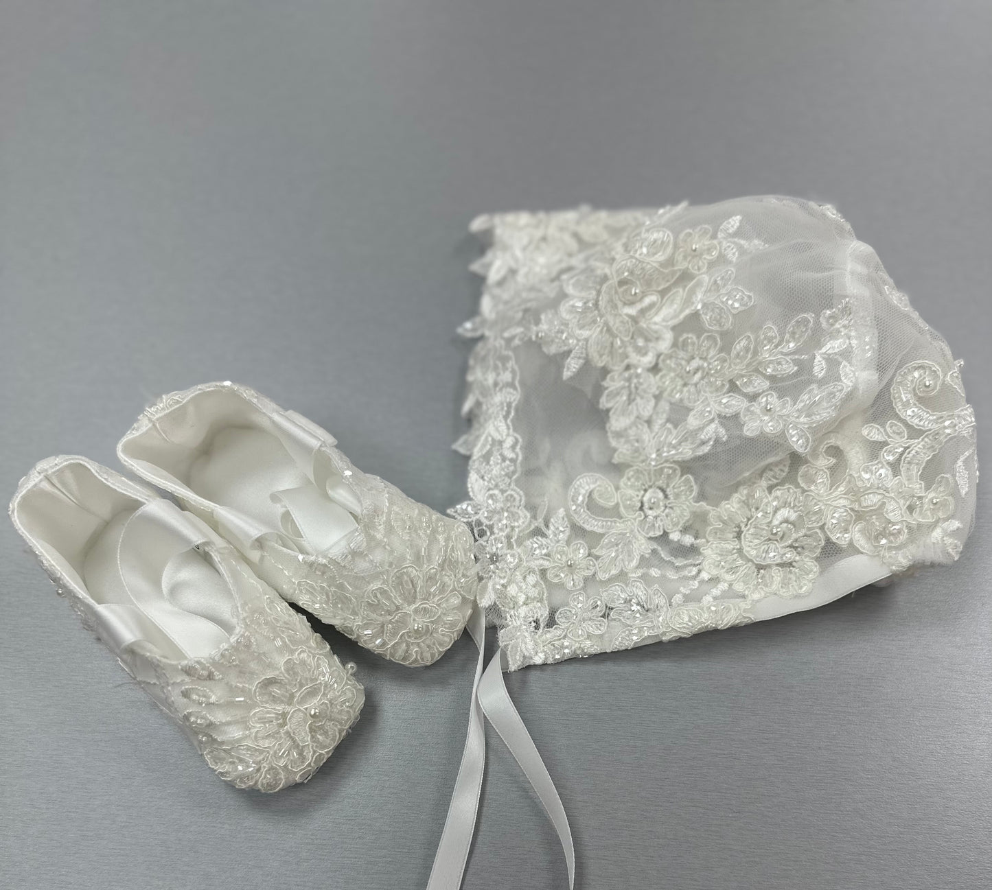 Dolce Bambini beaded silk christening gown | Christian Baptism | La Bavetta | NY
