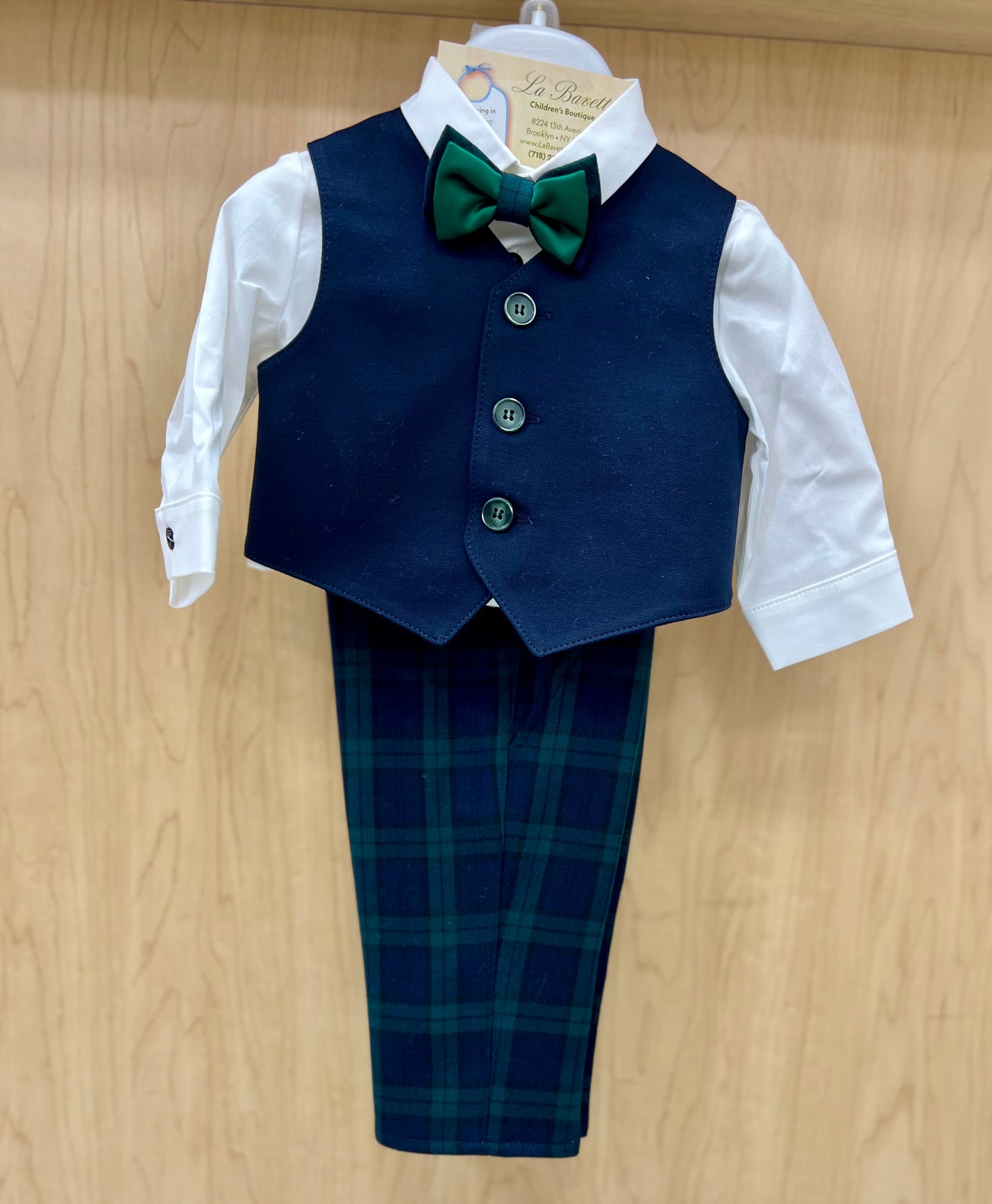 Bimbalo 7457 Made in Italy 4pc Holiday Boys pants set