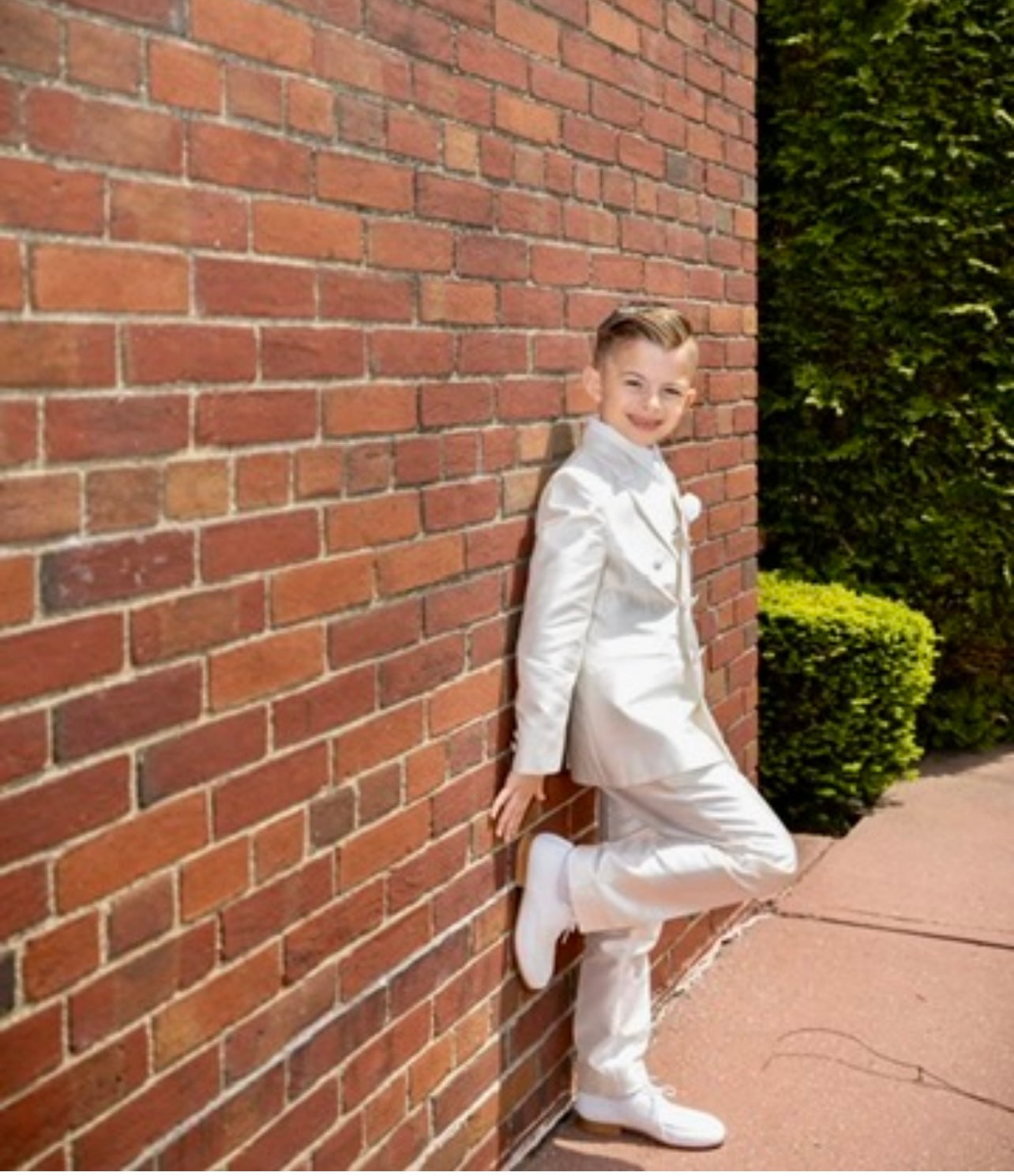 Communion Boys Double Breasted suit made in Italy