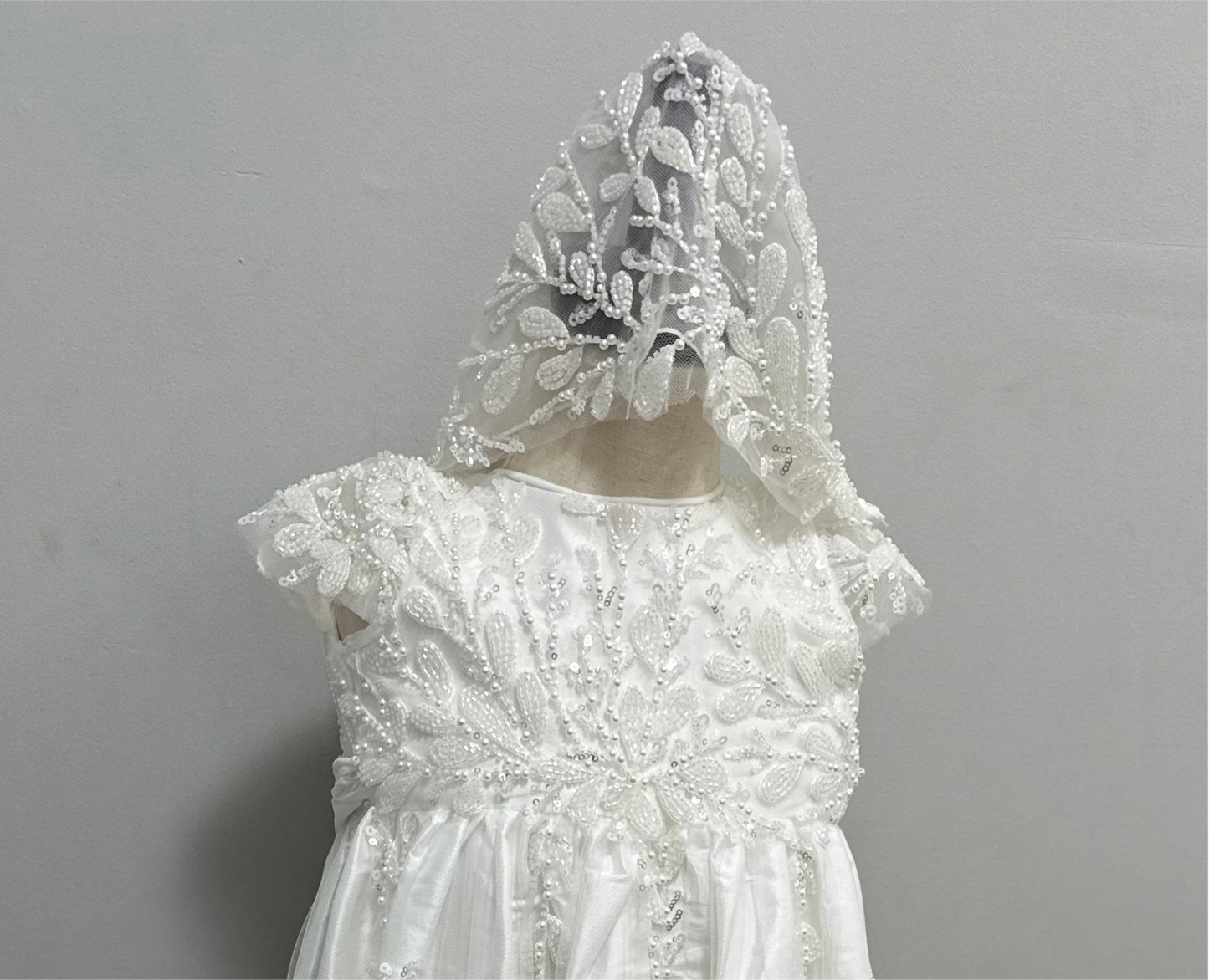 Dolce Bambini cathedral gown | Christian Baptism | La Bavetta