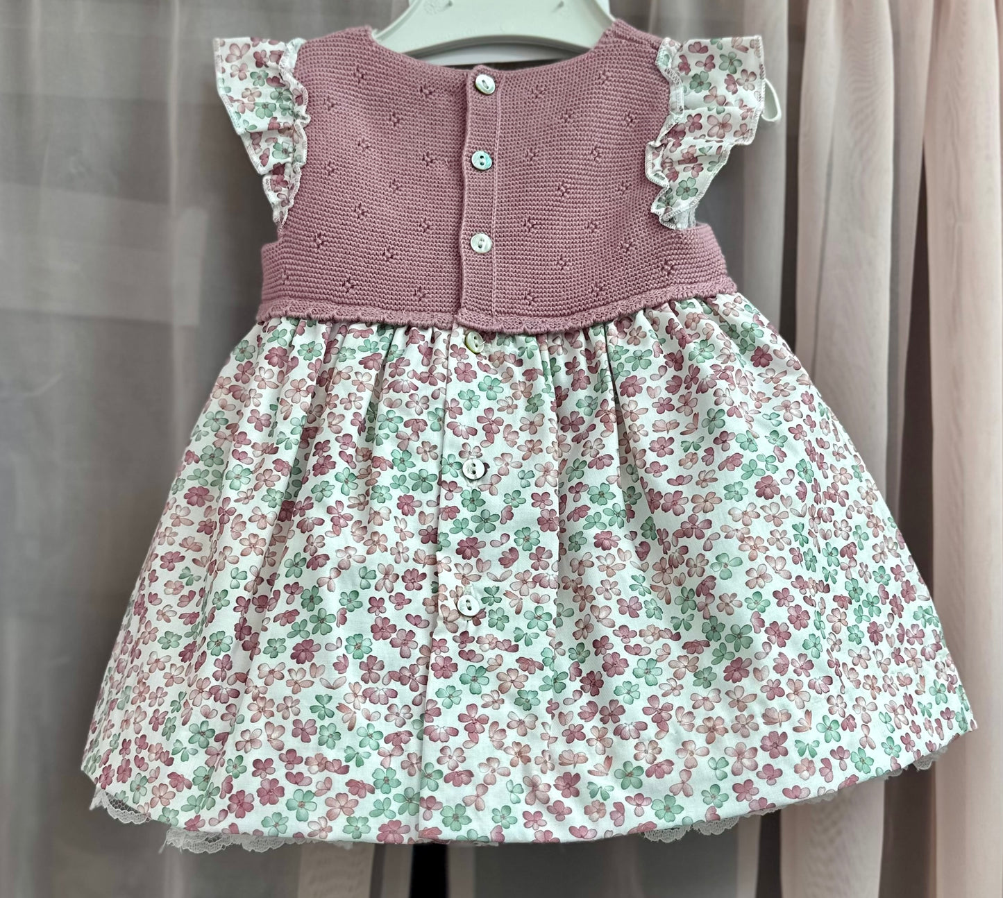 Mauve knit top dress 047-30230 by Martin Aranda