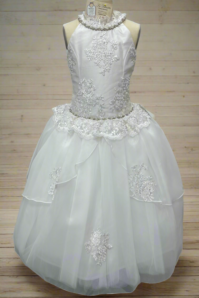 Christie Helene London couture Communion Dress