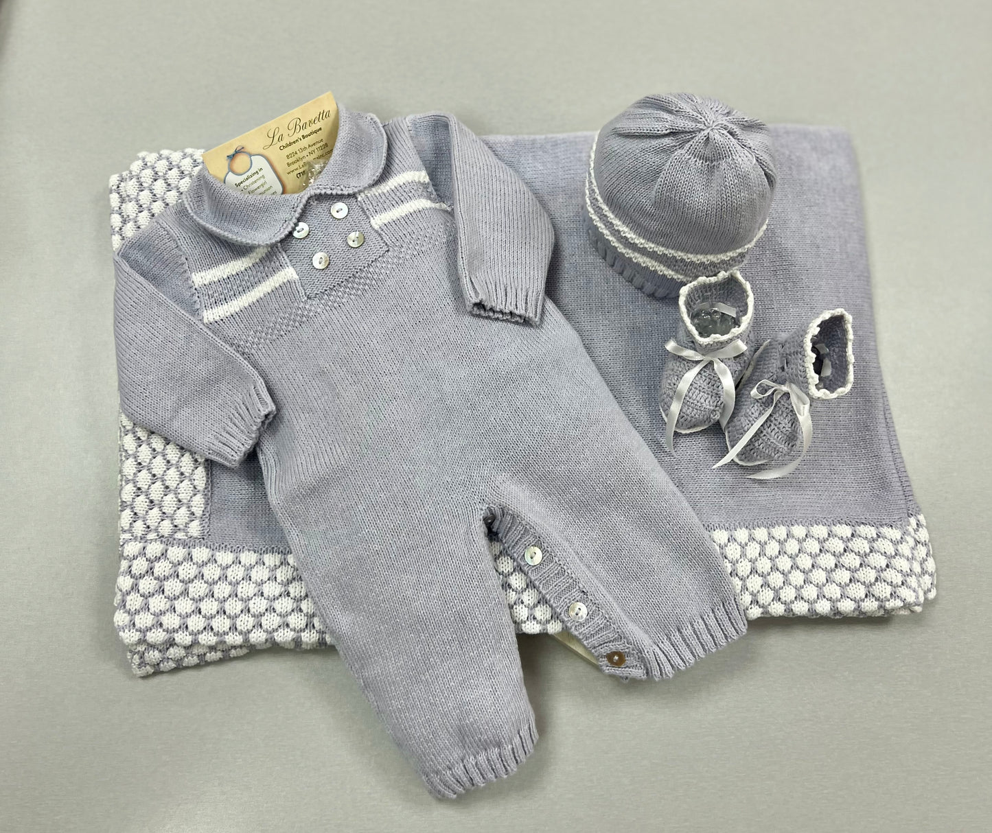 Moises-L boys cotton knit take me home