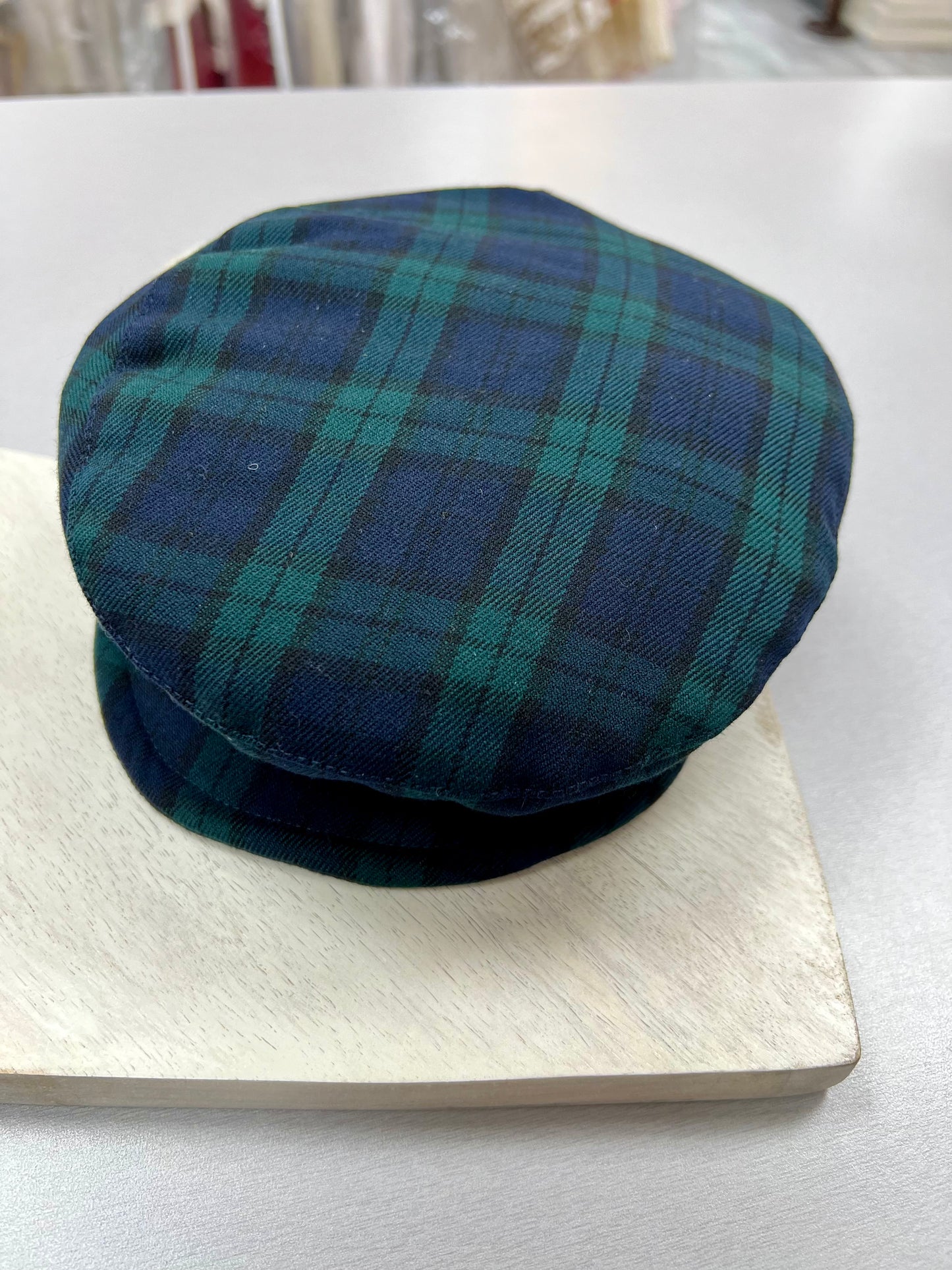 Bimbalo Hat A4-16 blue/green plaid