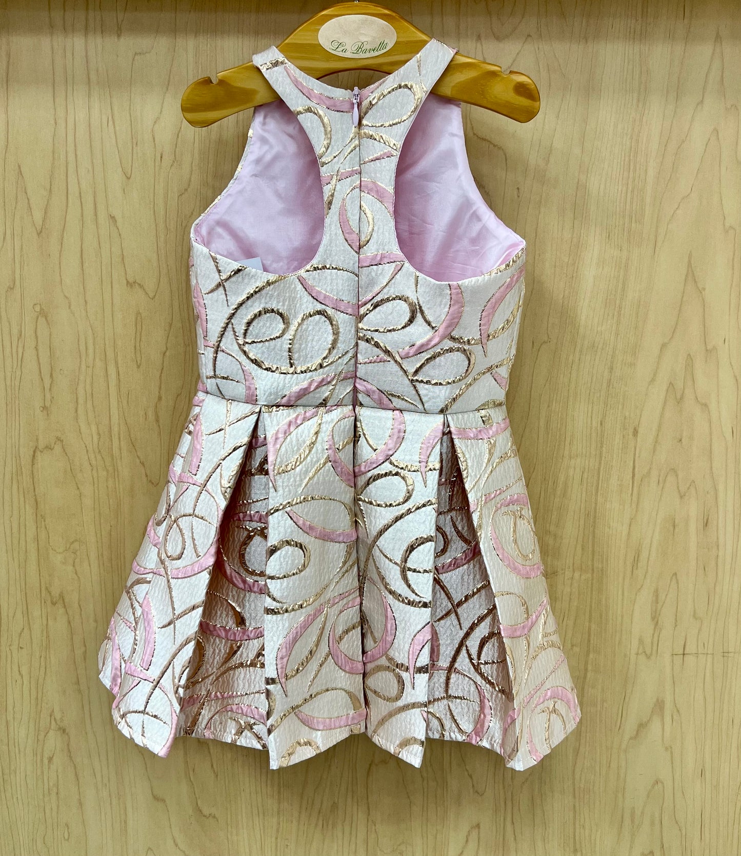 Pink & Gold Dress