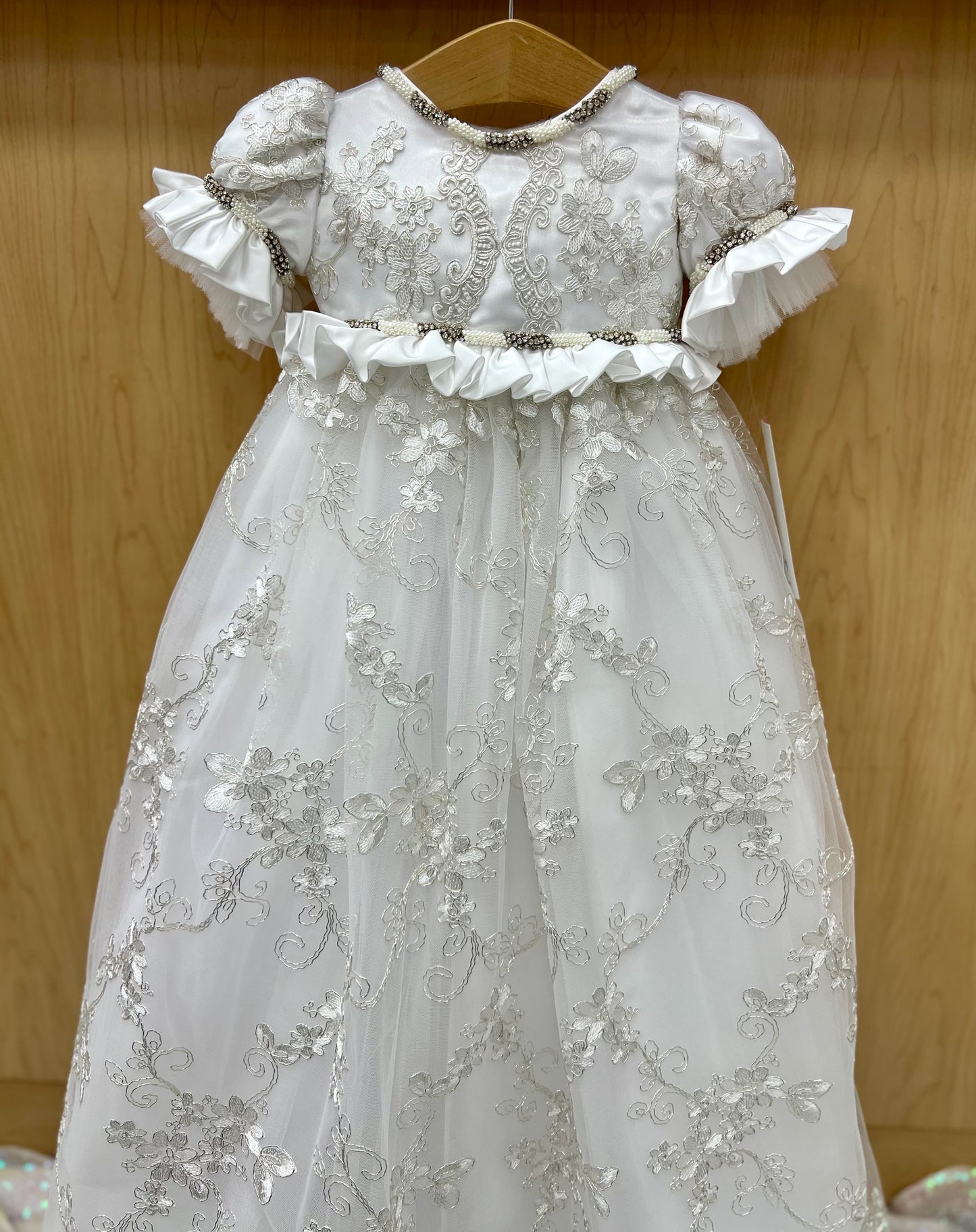Kiara cathedral christening gown