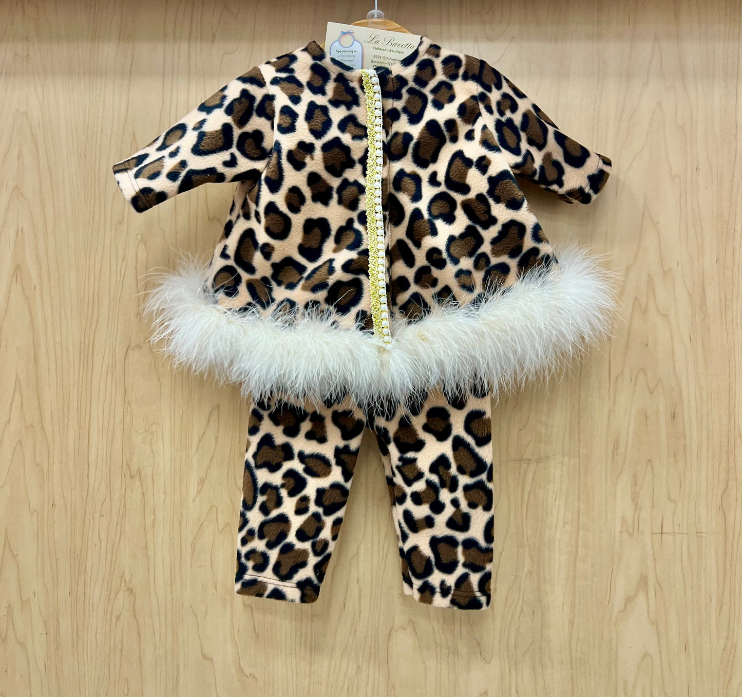 Leopard 3pc pants set by Katie Rose