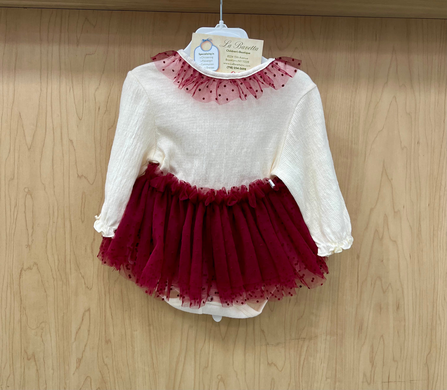 Oh baby 2 pc onesie tulle skirt set