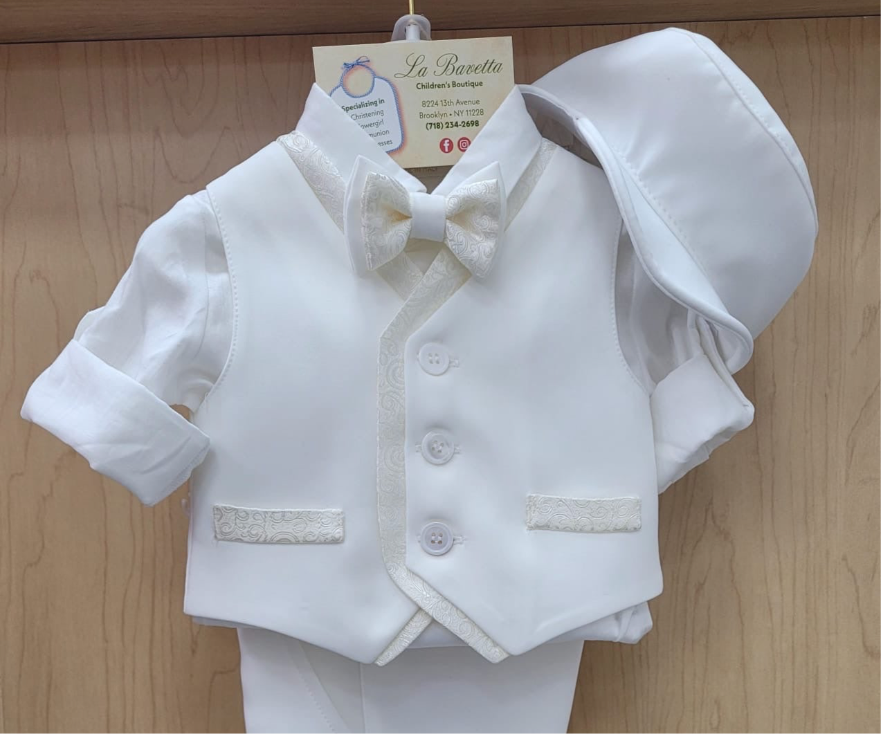Bimbalo Boys Christening long pants | Infant Christening | La Bavetta