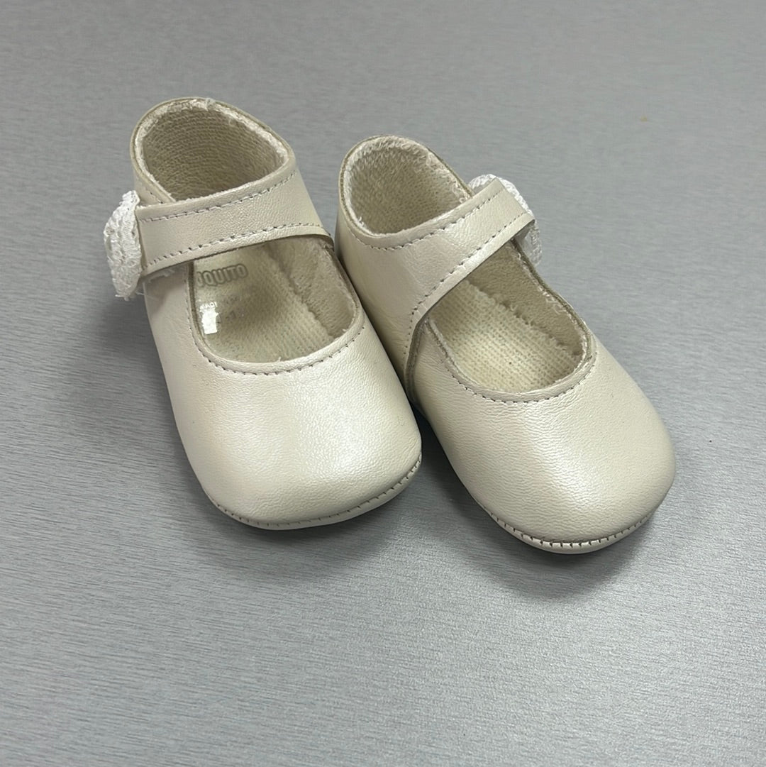 Soft sole baby leather shoes 7763