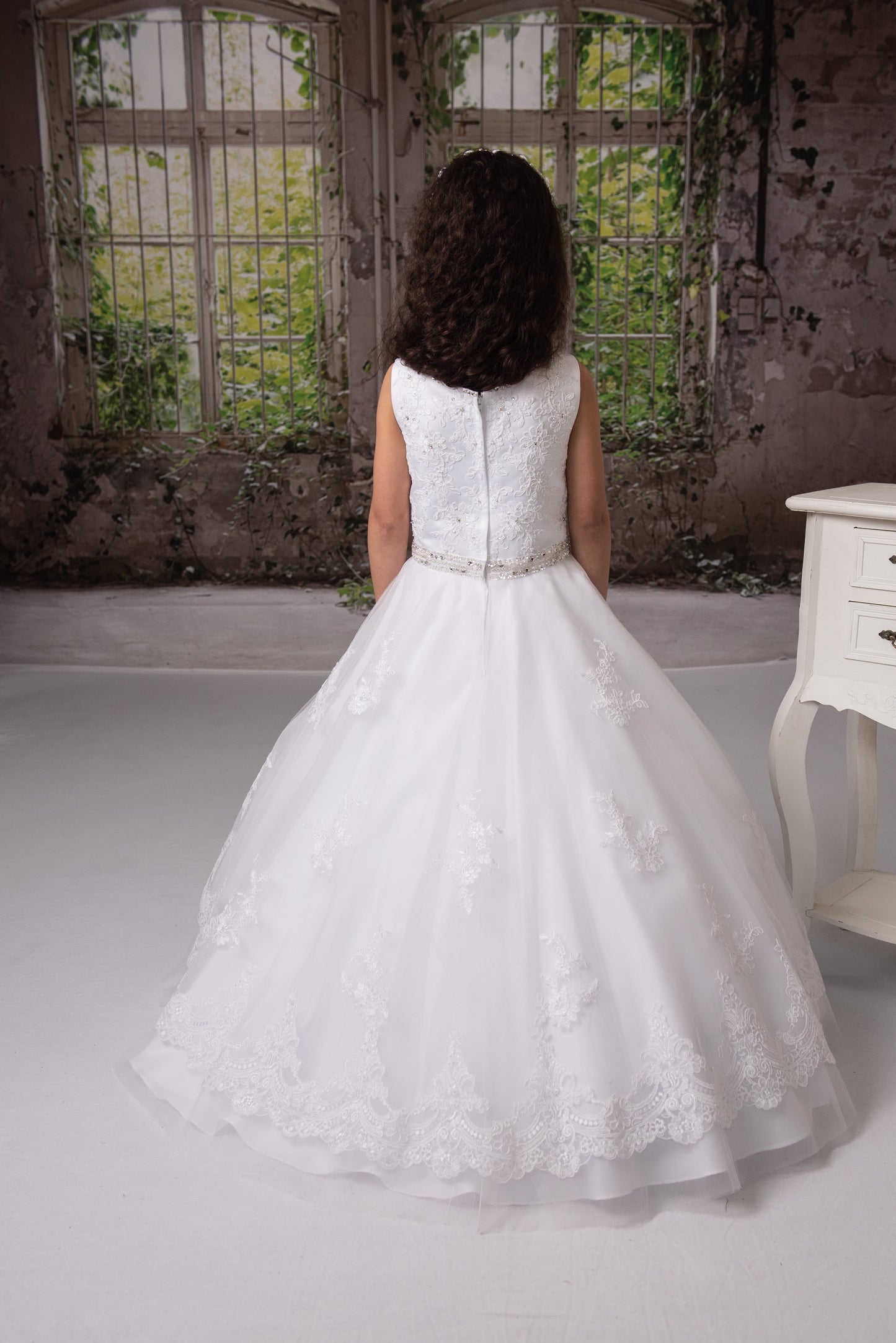 Back Sweetie Pie communion dress sleeveless Best Seller