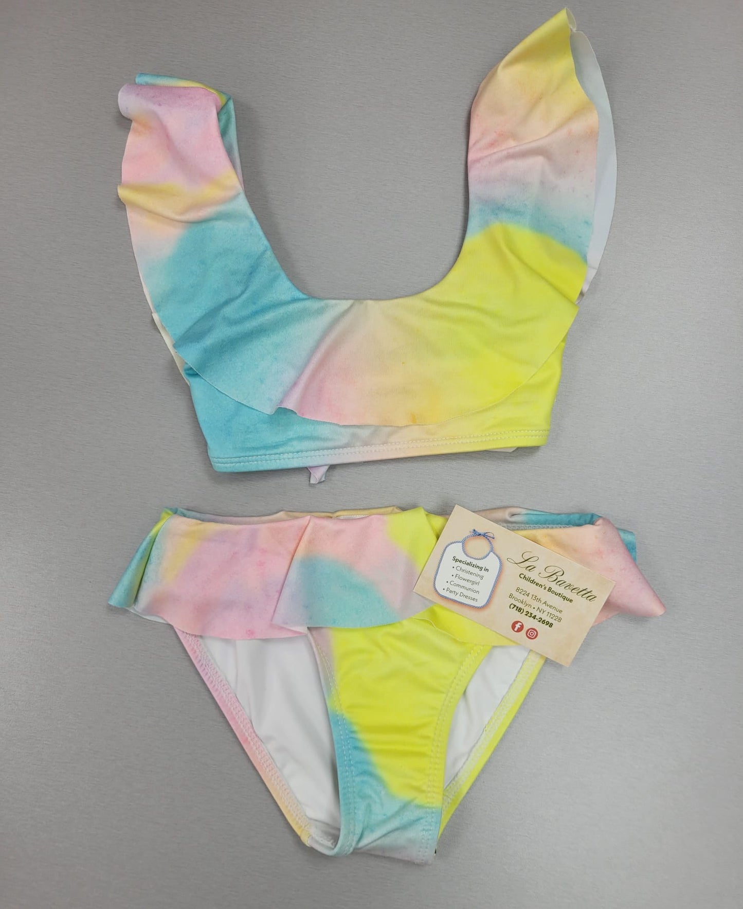 Stella cove 2pc tiè-dye 2pc bathing suit