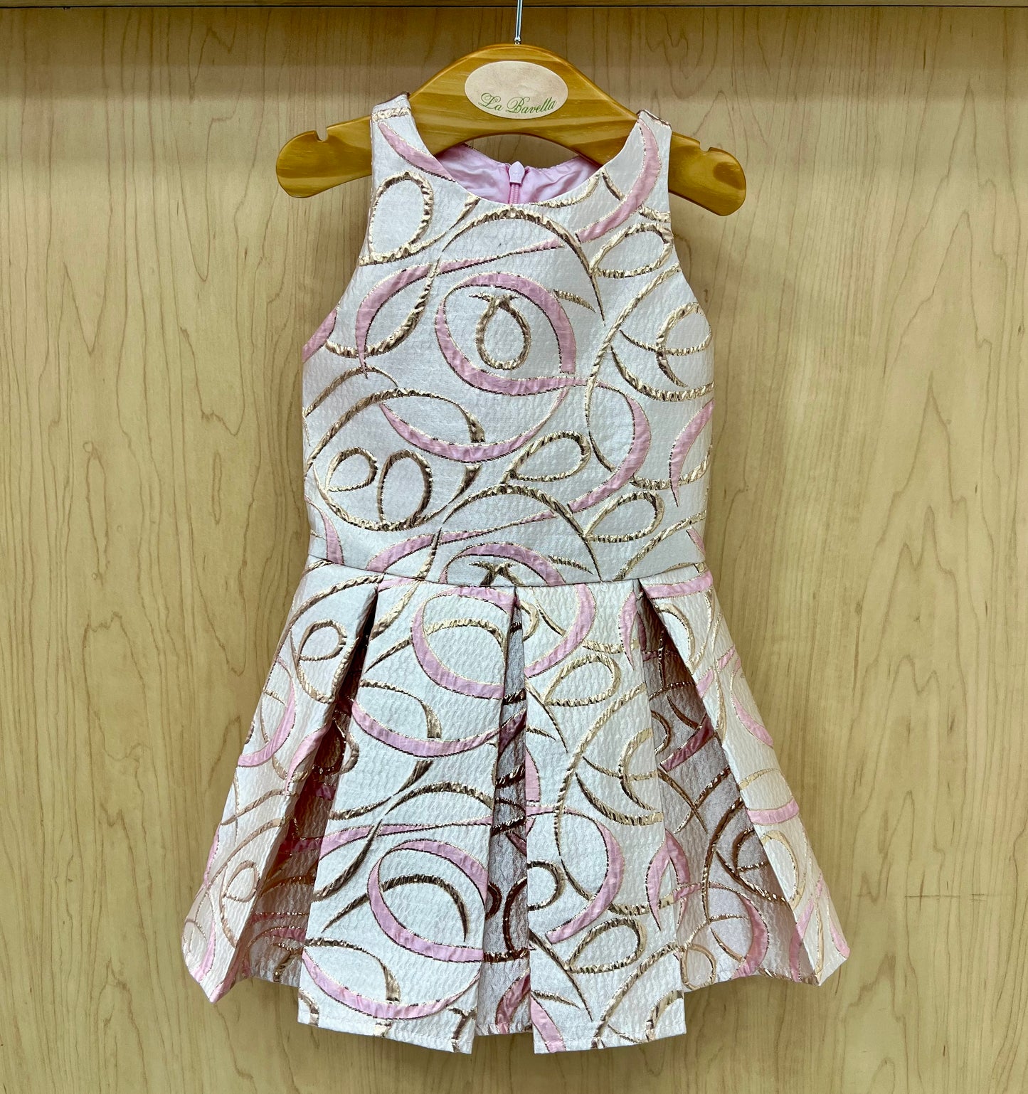 Pink & Gold Dress