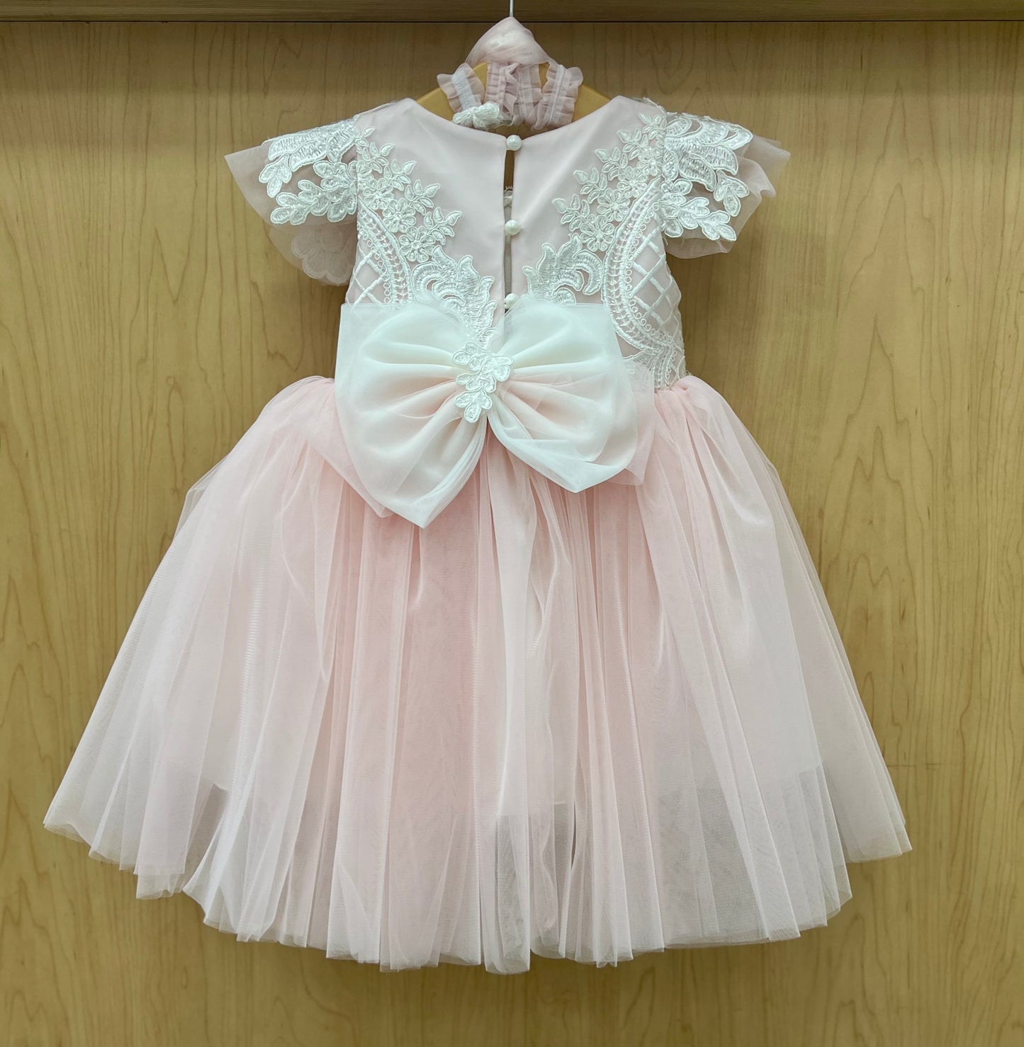 Pink 1st Birthday Girls Dress Dolce Bambini