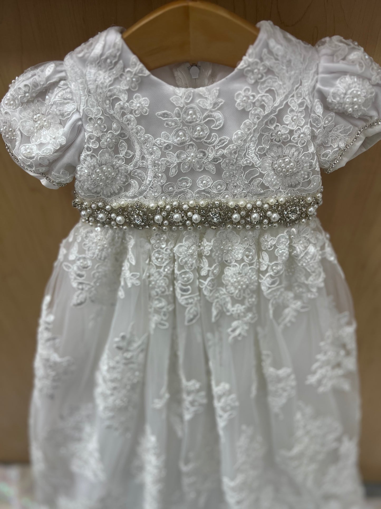 Ella custom made couture Christening Gown