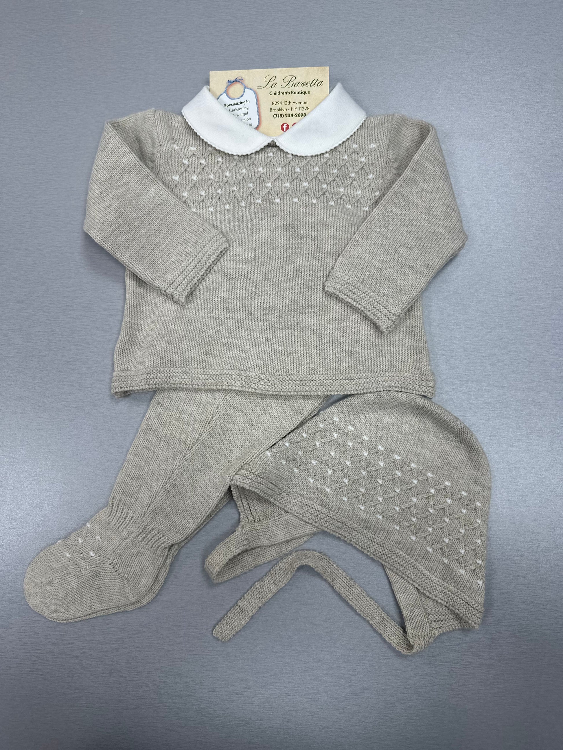 Martin Aranda knit Baby Wear | La Bavetta | Brooklyn, NY