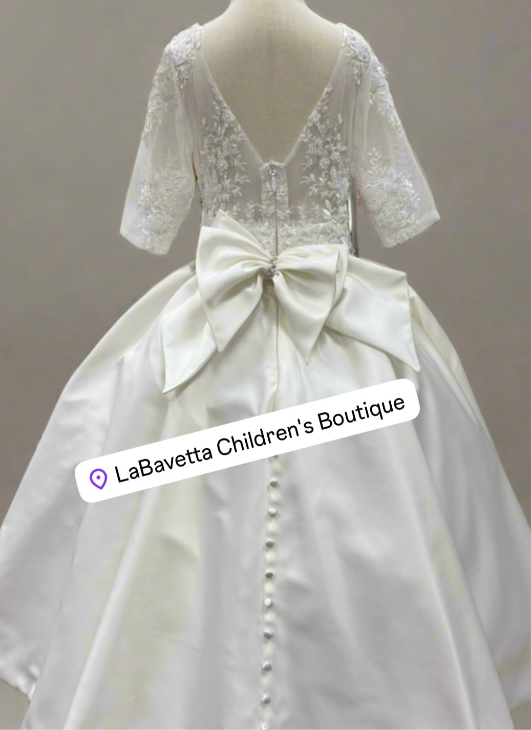 custom couture communion Dress/ Amanda