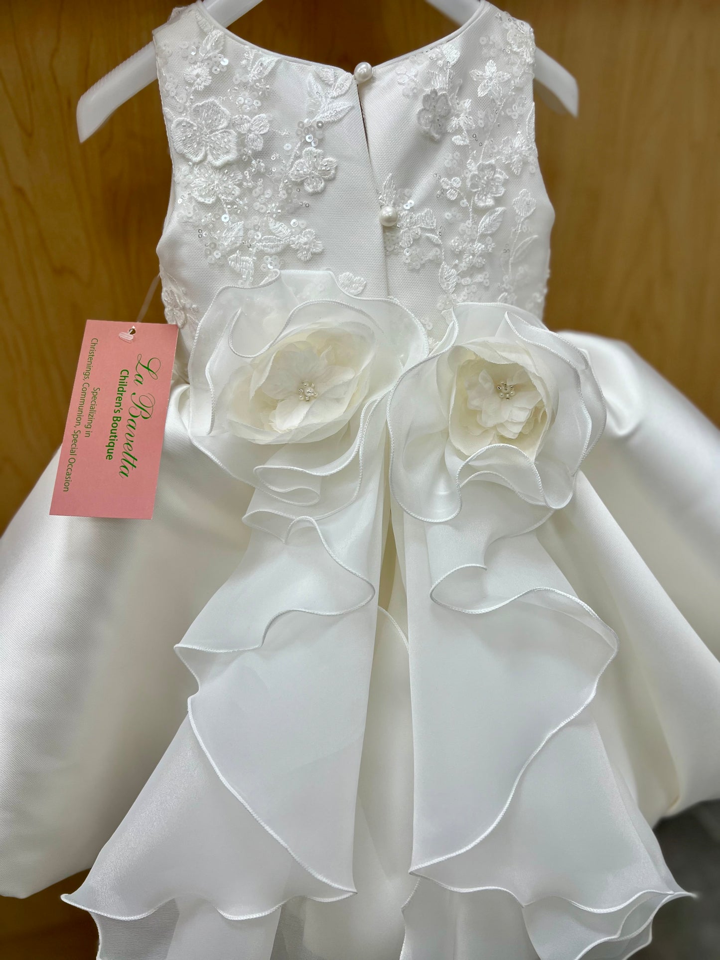 Silk Satin Beautiful white Diamond Bubble Dress