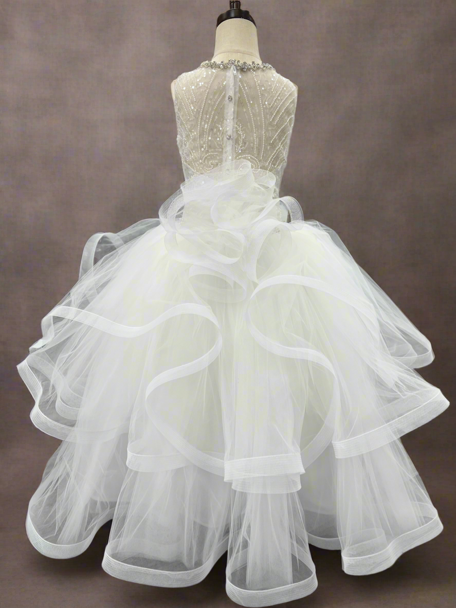 Repunzle special custom made couture communion dress