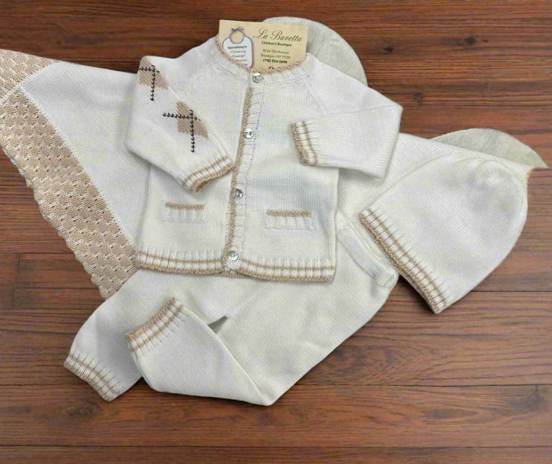 Take me home 4pc set piccolino Verde rombos