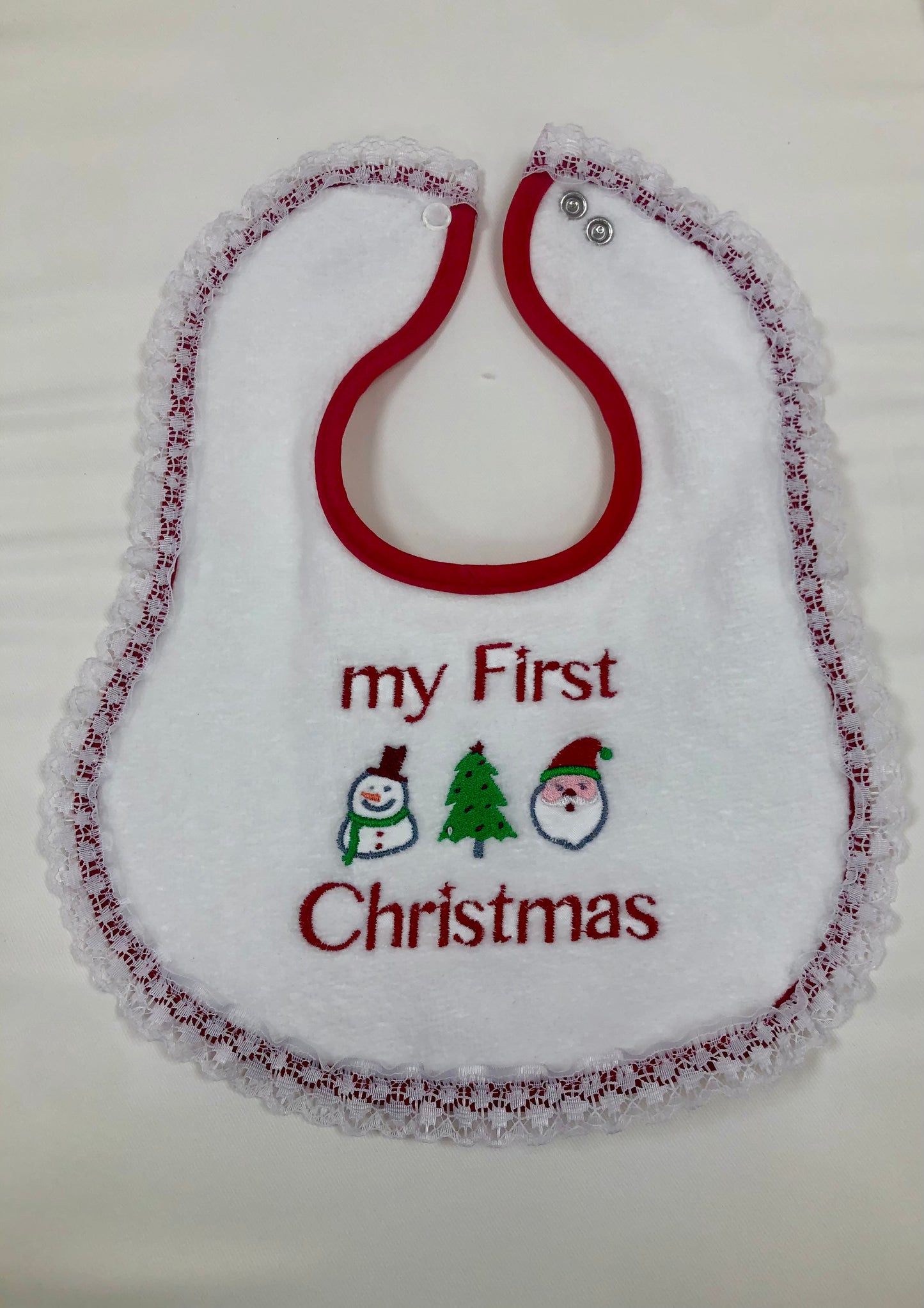 My First Christmas Bib