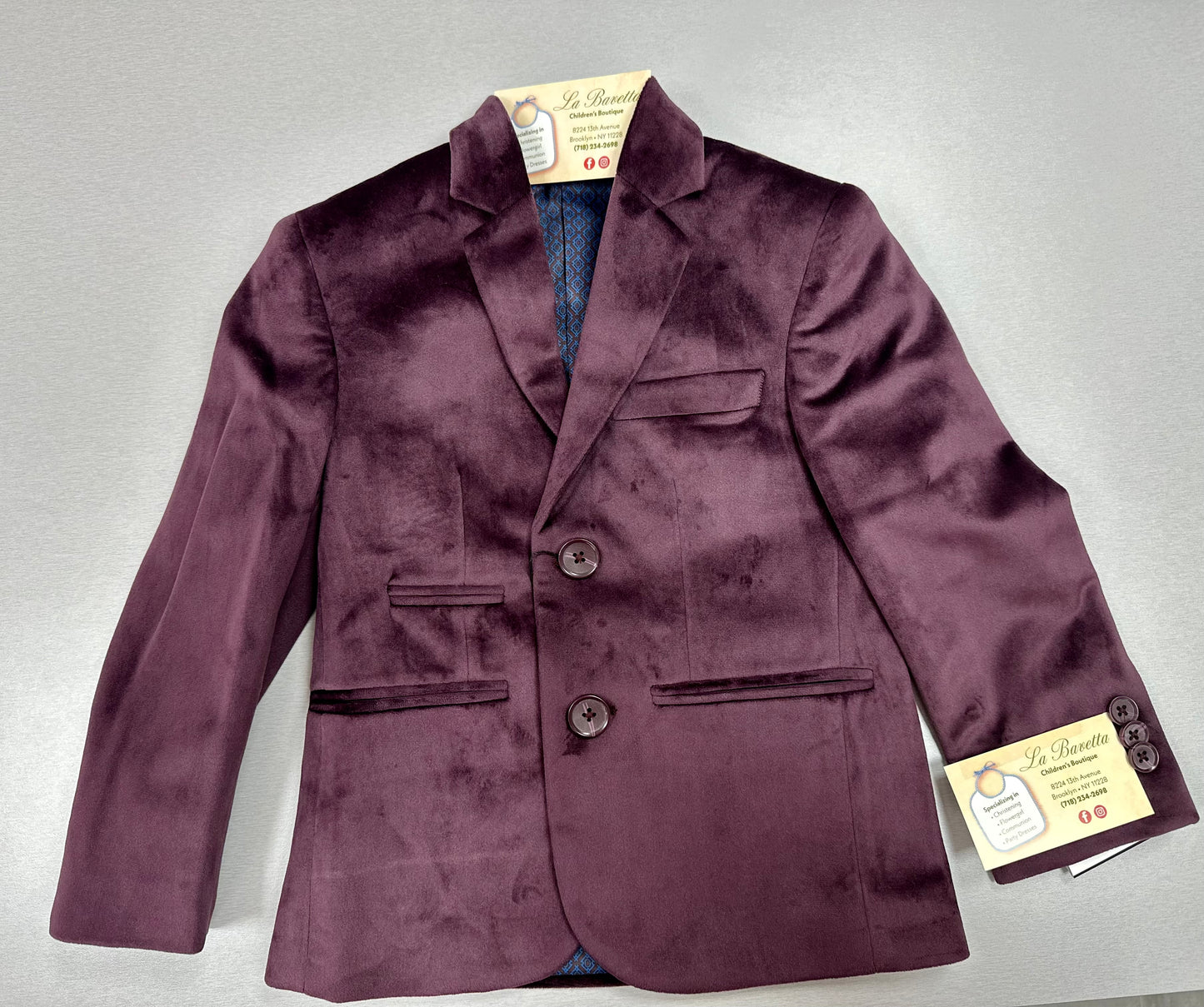 Kids Jacket Soft Blazer | Holiday season | La Bavetta | New York