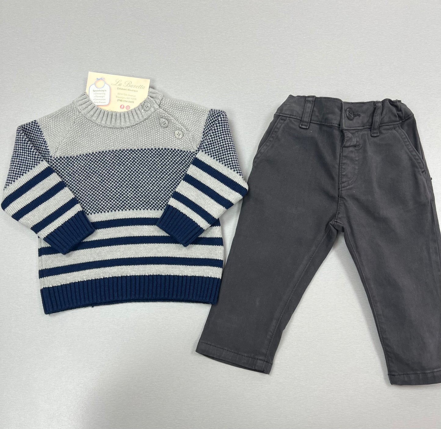 DK520 sweater and pants boys set