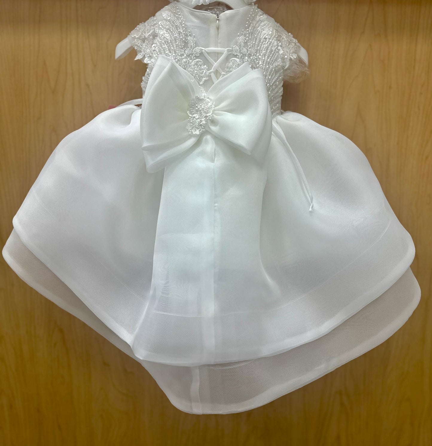 Dolce Bambini Ruffle Christening Dress