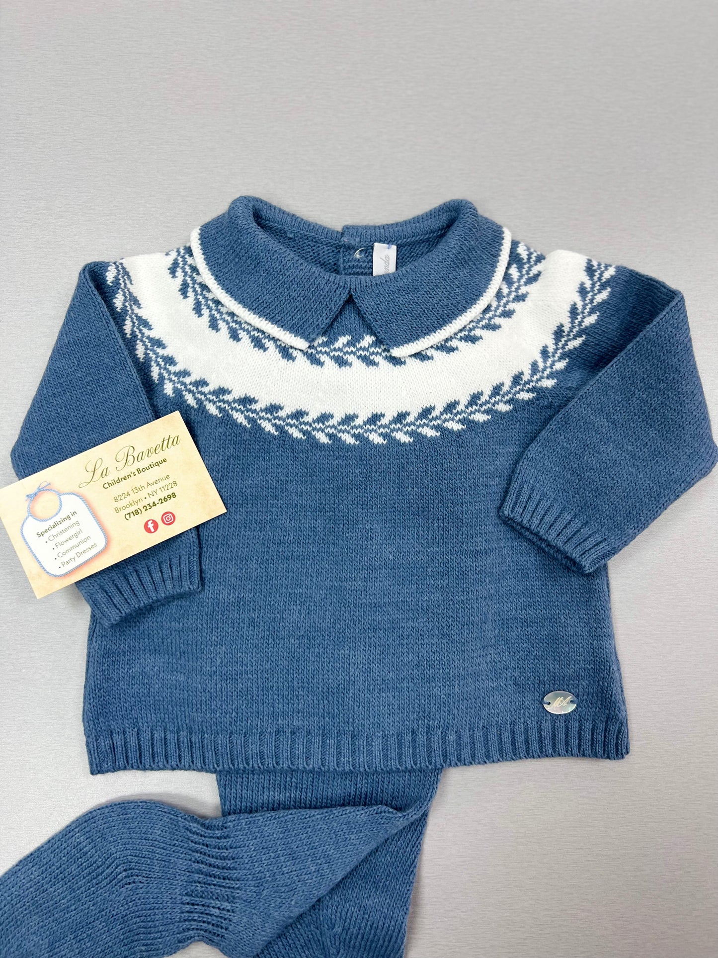 004-10134 2pc Boy knit set