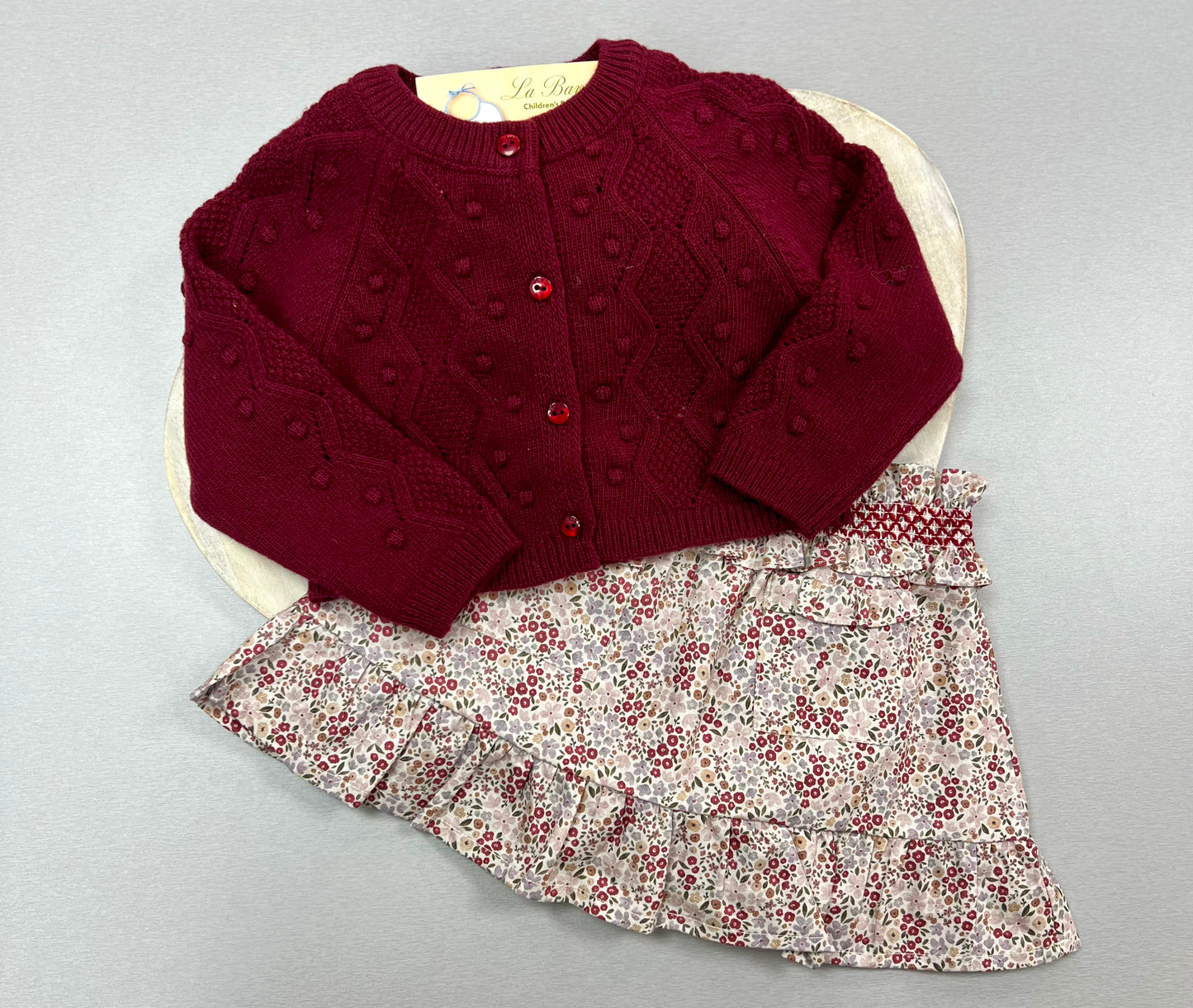 2pc girls skirt set DK358