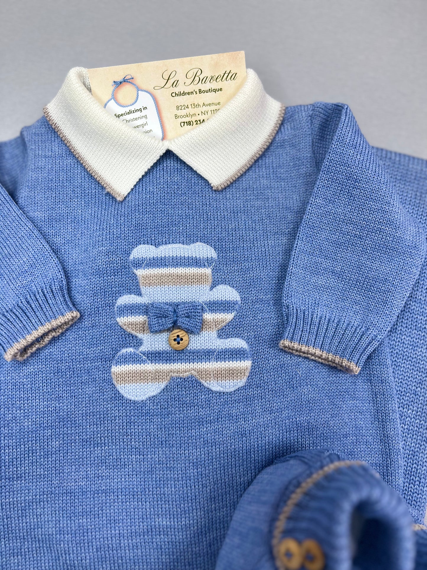 Baby boy take me home set made in Italy 6783