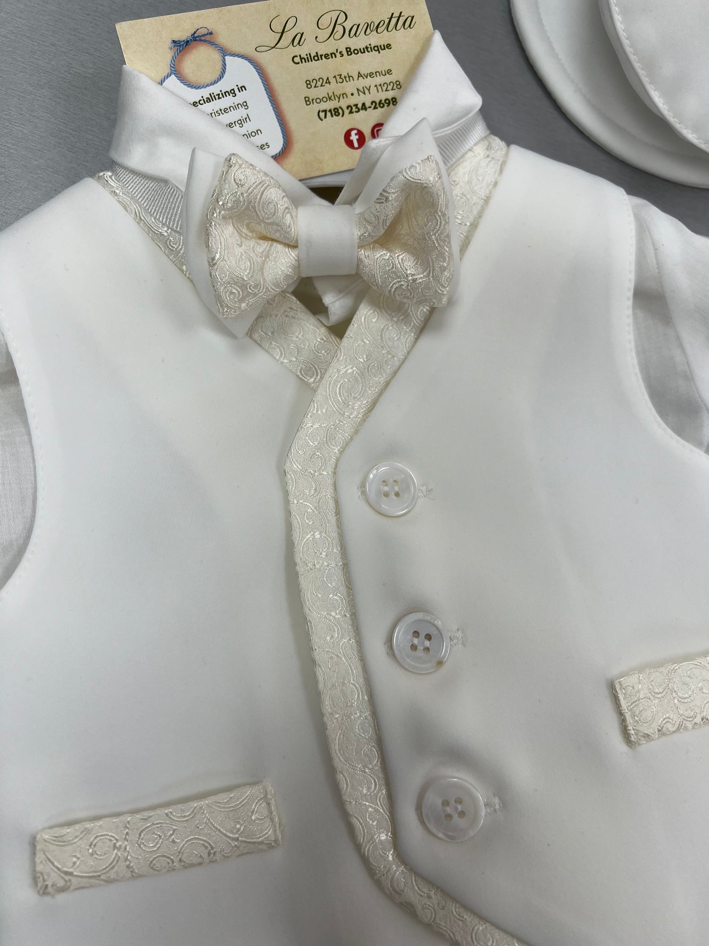 Boys Shorts Set | Christian Baptism | La Bavetta | Brooklyn Shopping
