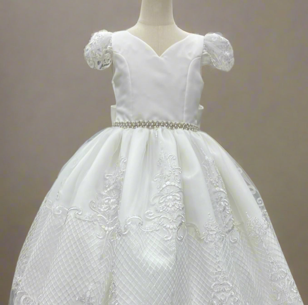 Halo custom made communion Dress