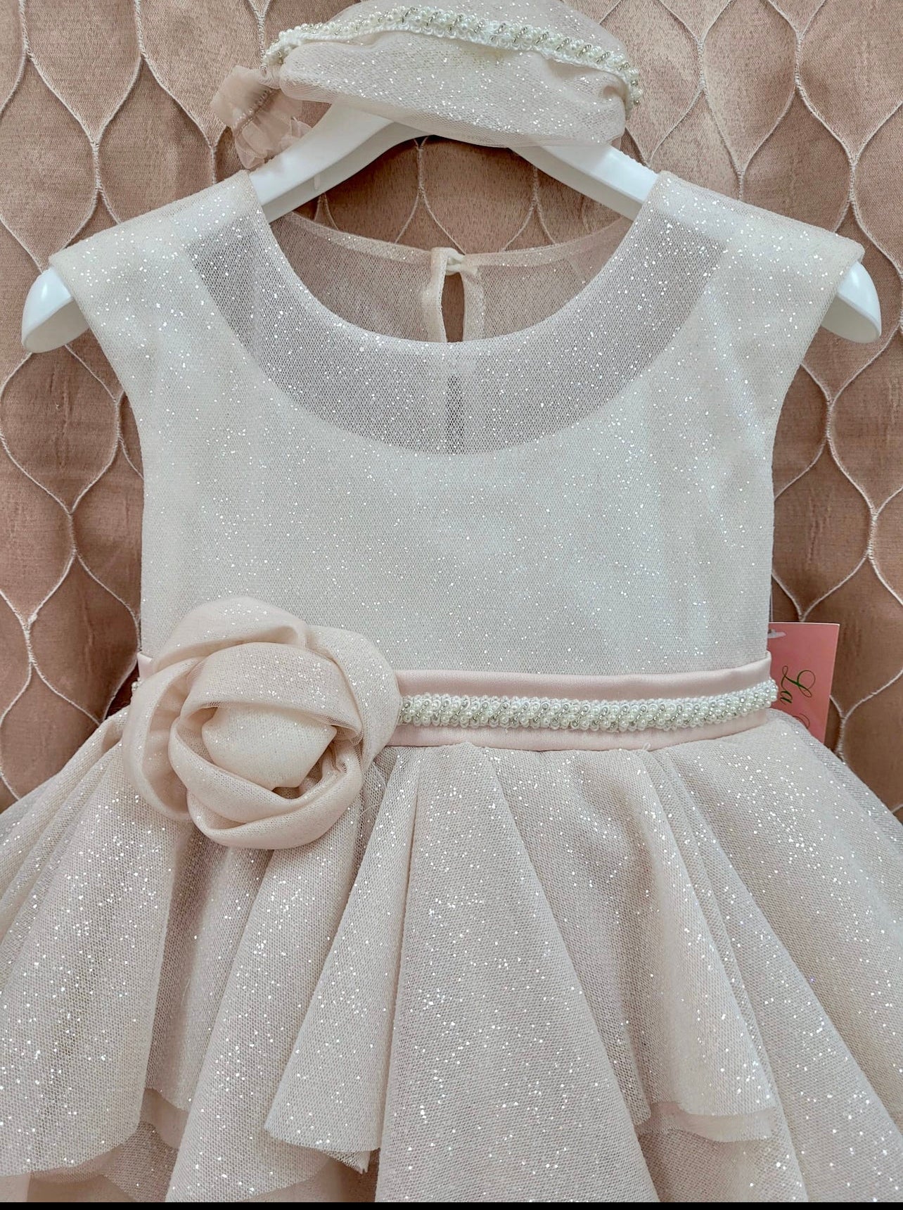 Light Pink 1st Birthday Dress DB/9719
