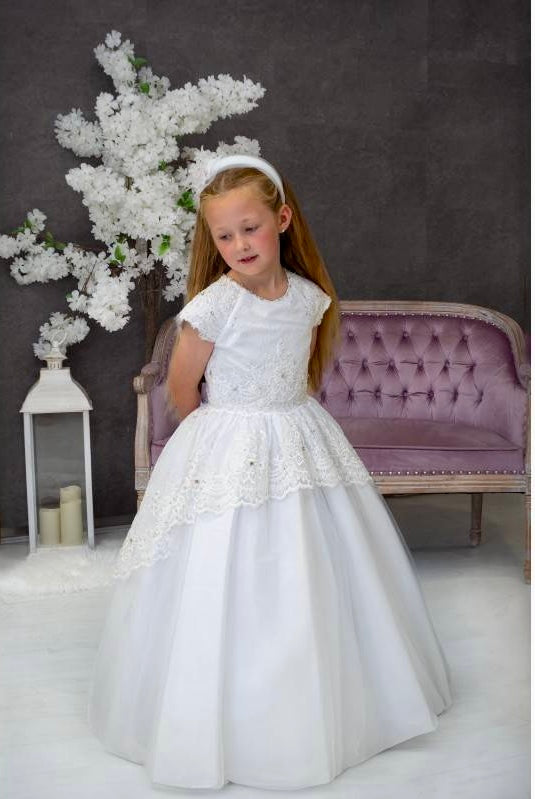 Sweetie Pie white communion dress labavettainc Sweetie Pie white communion dress labavettainc